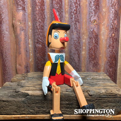Pastel Sitting Pinocchio / 40cm -