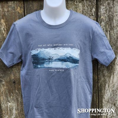 NZ Made Clothing - Not all who wander are lost - T-Shirt