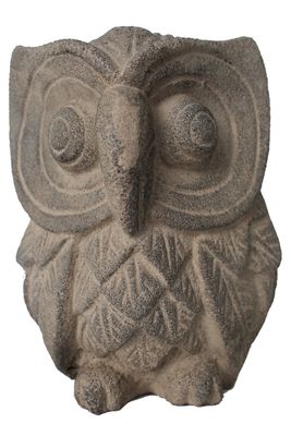 Garden Ornament - Concrete Owl 10cm