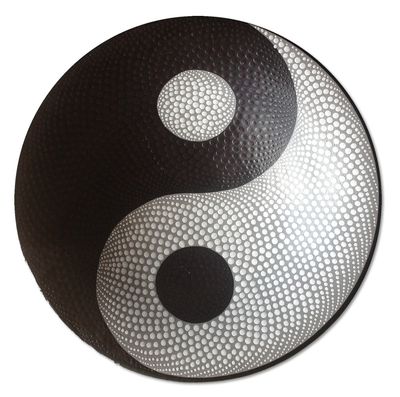 Pottery Dot Bowl Yin Yang
