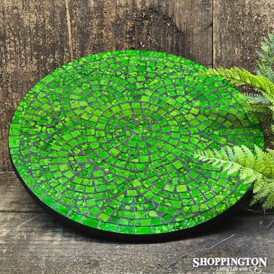 Mosaic Placemat Round 30cm / Lime