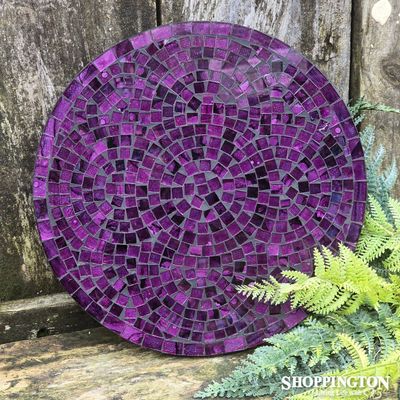 Mosaic Placemat Round 30cm / Purple