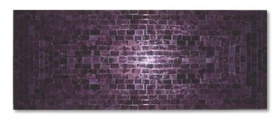 Mosaic Table Runner 80 x 30cm / Purple