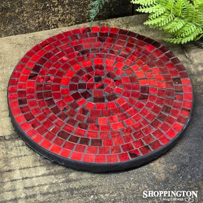 Mosaic Trivet 20cm / Red