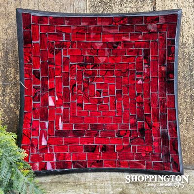 z Mosaic Plate - Red