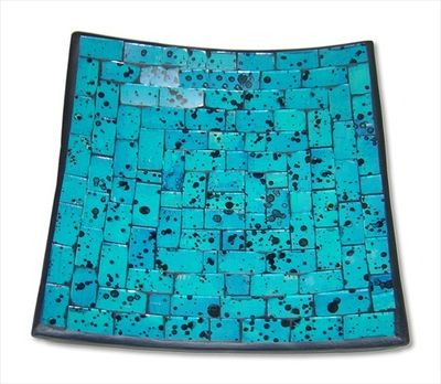 z Mosaic Plate - Turquoise