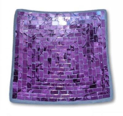 z Mosaic Plate - Purple