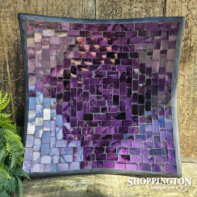 z Mosaic Plate - Purple