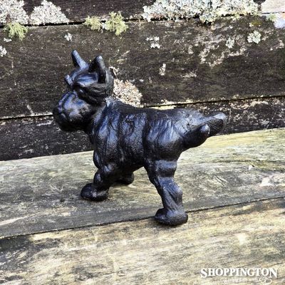 Cast Iron Dog Door Stop