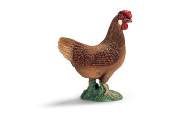 Schleich Collectable - Brown Hen