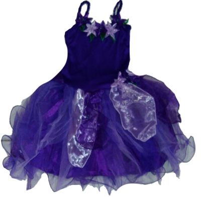 Purple Flower Pixie Dress
