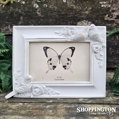 Dove Photo Frame - Antique White