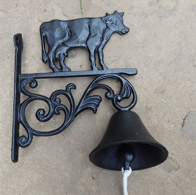 Cast Iron Cow Door Bell