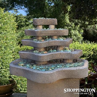 Cascading Platters Water Feature 100cm x 90cm