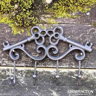 Cast Iron 2 Keys Hook