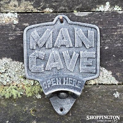 Cast Iron Man Cave Bottle Opener