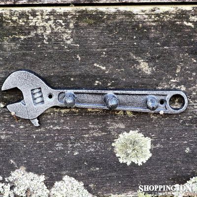 Cast Iron Spanner Key Hook