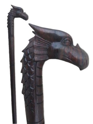 Walking Stick / Dragon with Scales