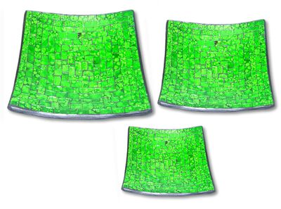 z Mosaic Plate - Lime