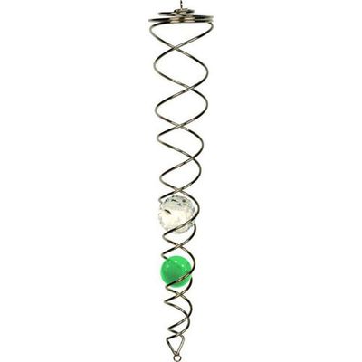 Wind Chime - Crystal Spinner / Green &amp; Clear