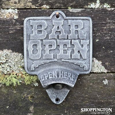 Cast Iron Bar Open Bottle Opener