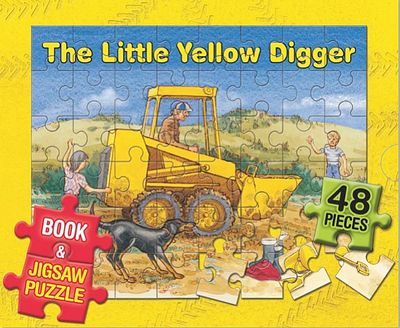 The Little Yellow Digger - Book and Jigsaw