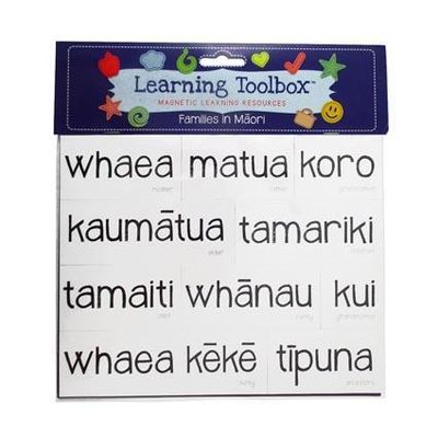 Learning Toolbox Magnets / Te Reo Maori Whanau