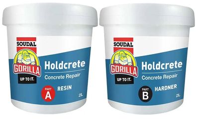 zwt Holdfast Gorilla - Concrete Cement (Resin &amp; Hardener Kit)