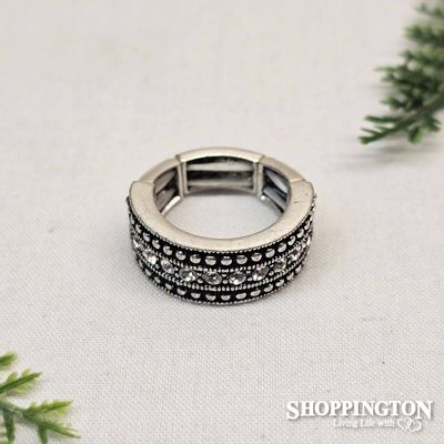 Ring - Single Row Diamante