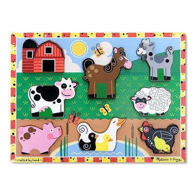 Melissa &amp; Doug - Chunky Wooden Puzzle / Farm