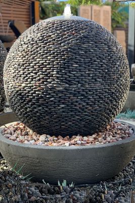 Stone Ball Water Feature 90cm
