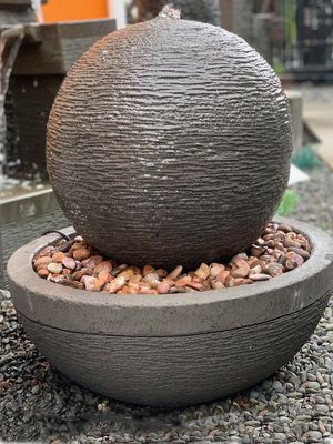 Concrete Ball Water Feature 50cm x 60cm