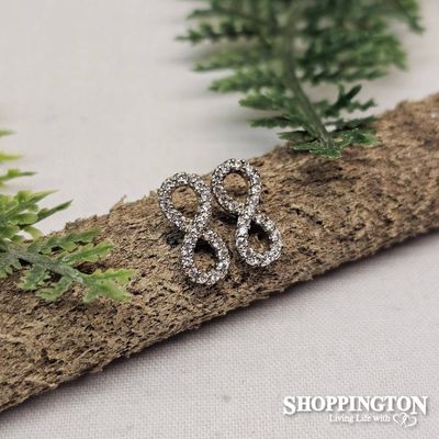 Sterling Silver - Infinity Stud