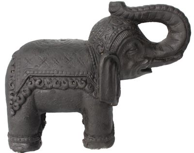 Garden Ornament - 40cm Concrete Elephant
