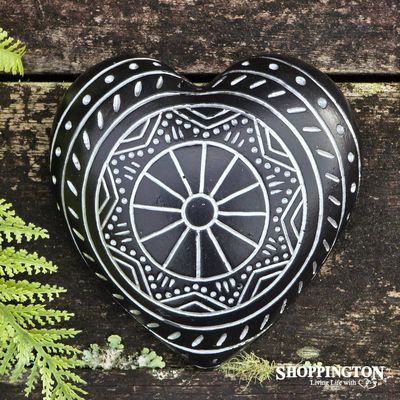 Collectable Heart - Aztec Black