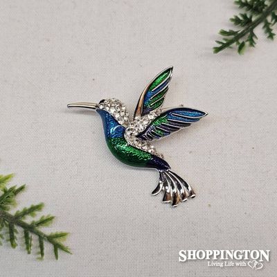 Brooch - Hummingbird