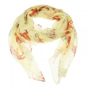 Scarf - Yellow Horse
