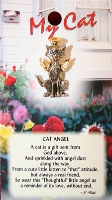 z Affirmation Angel Pin - My Cat
