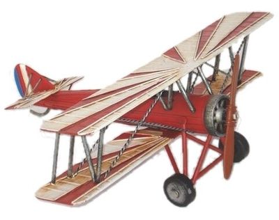 Die Cast Metal Bi-plane - Blue