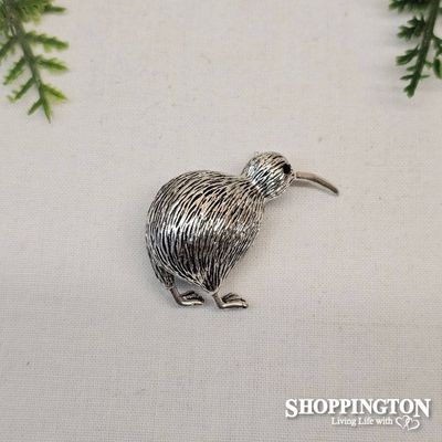 Brooch - Kiwi Silver