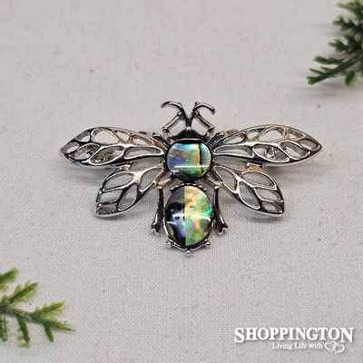 Brooch - Paua Bee