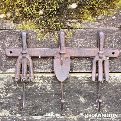 Cast Iron Garden Tools Hooks