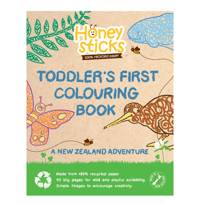 Honey Sticks - Toddler Colouring Book / NZ Adventure