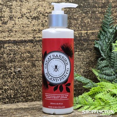 Great Barrier Island Bee Co - Pohutukawa &amp; Pawpaw Hand &amp; Body Lotion