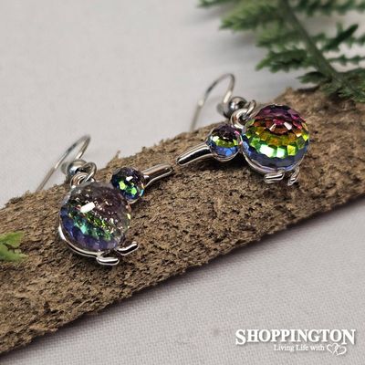 Earrings - Crystal Kiwi