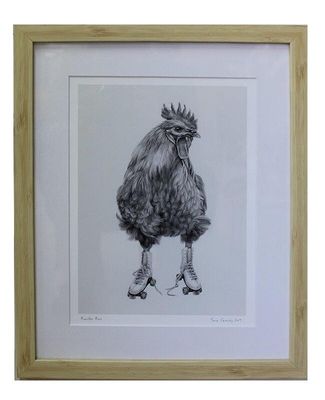 Tara Cassidy - Framed Print - Rooster Run