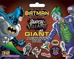 Giant Activity Pad - Batman Super Villains