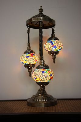 Turkish Mosaic Floor Lamp - Moon Orbit
