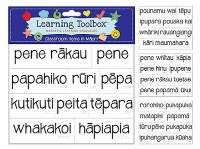 Learning Toolbox Magnets / Te Reo Maori Classroom Items