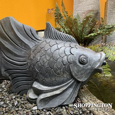 Fish Water Fountain - Concrete Fish 45cm